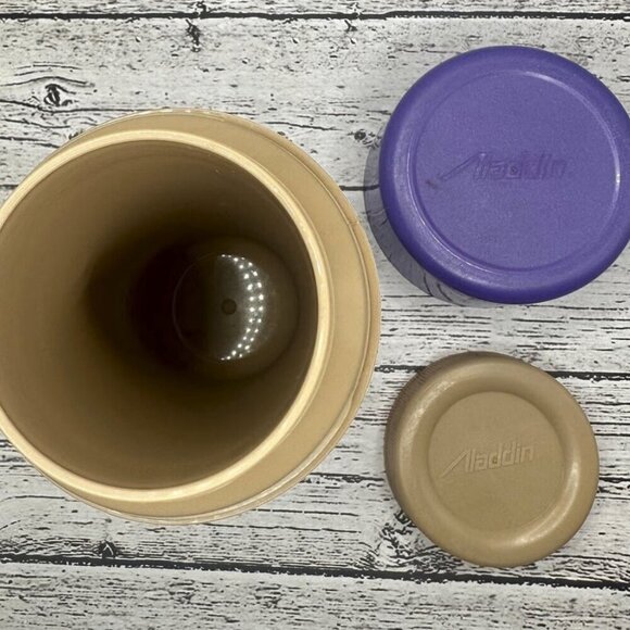 Vintage Caveman Mickey Mouse & Minnie Mouse Dinosaur Aladdin Thermos - Picture 8 of 10